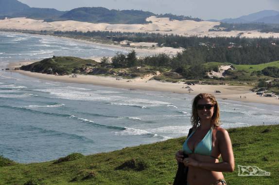 Quase no final da trilha, chegando à Praia da Luz e Ibiraquera, em Imbituba, litoral sul de Santa Catarina